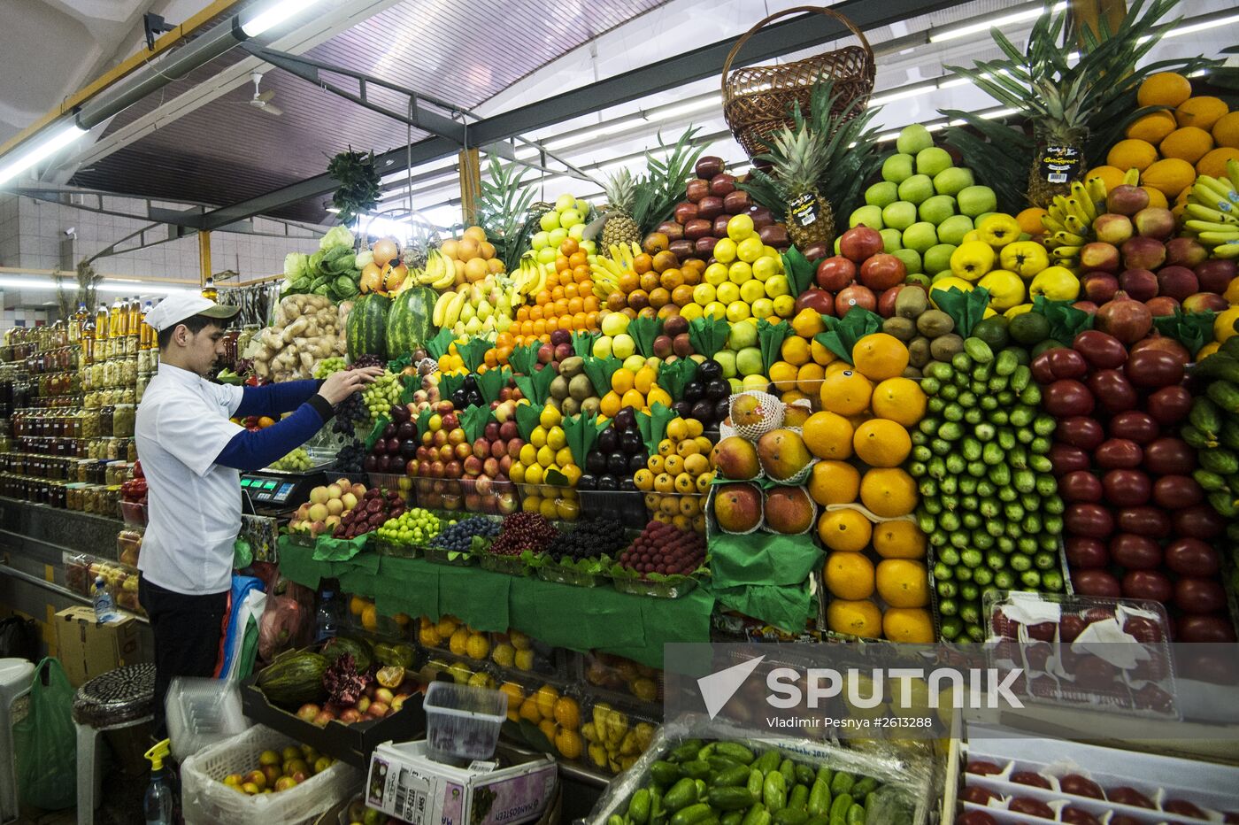 Dorogomilovsky market in Moscow