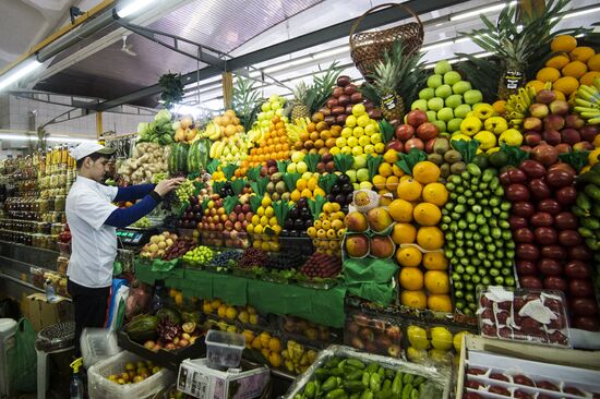 Dorogomilovsky market in Moscow