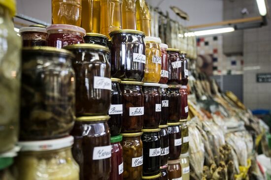 Dorogomilovsky market in Moscow