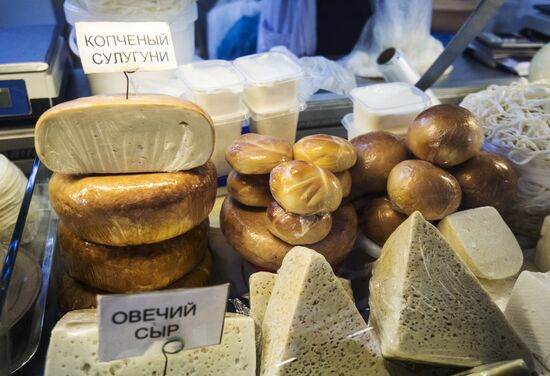Dorogomilovsky market in Moscow