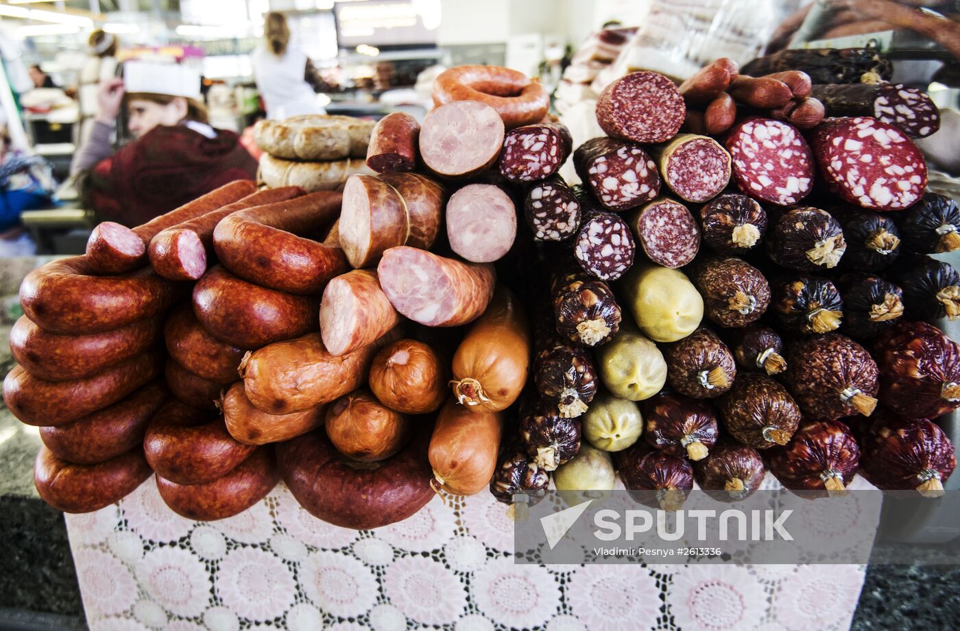 Dorogomilovsky market in Moscow