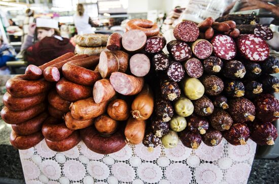 Dorogomilovsky market in Moscow