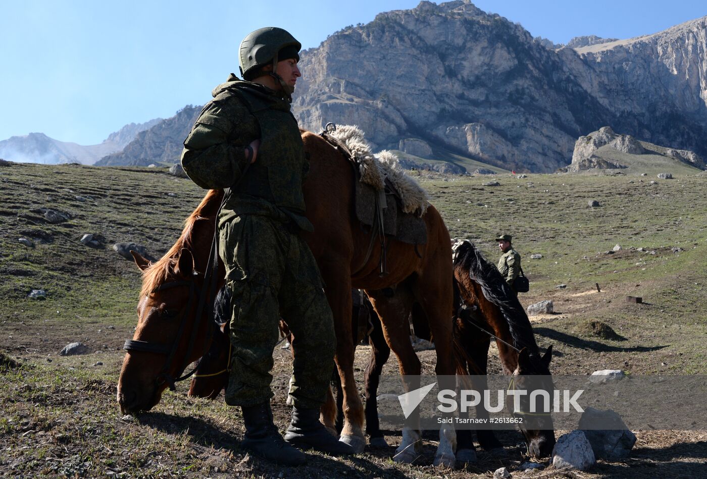 Brigade tactical drill in North Ossetia-Alania