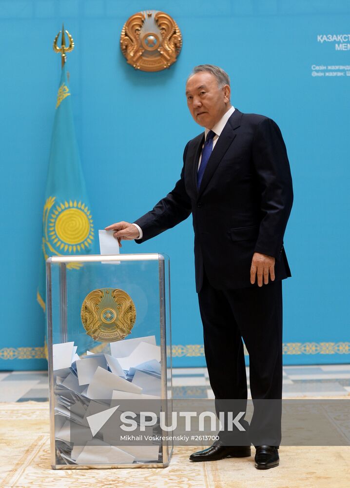 Early presidential elections in Kazakhstan
