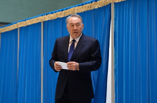 Early presidential elections in Kazakhstan