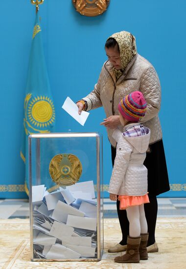 Early presidential elections in Kazakhstan
