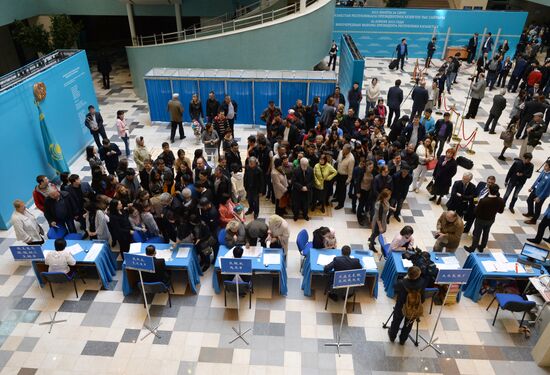 Early presidential elections in Kazakhstan