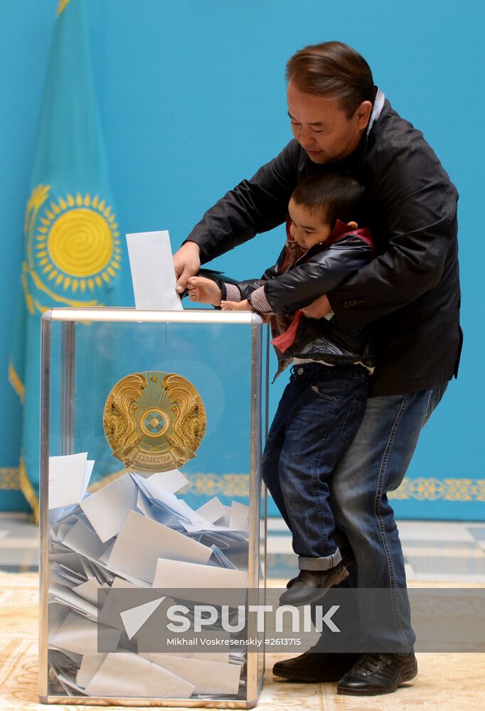 Early presidential elections in Kazakhstan