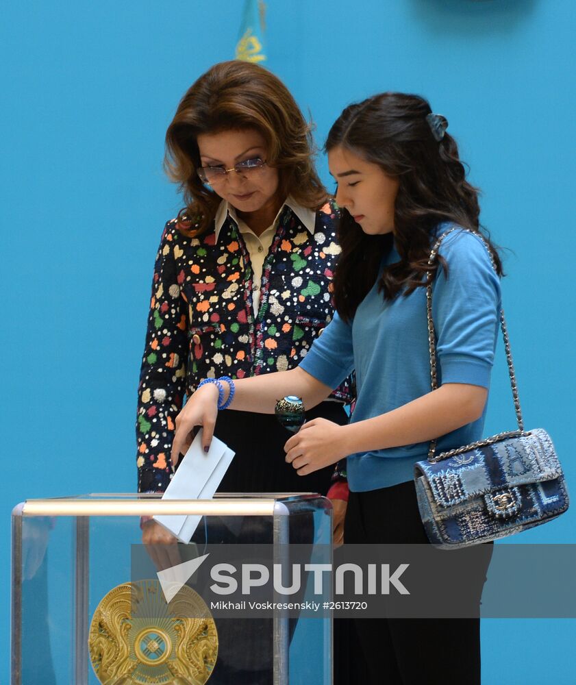 Early presidential elections in Kazakhstan