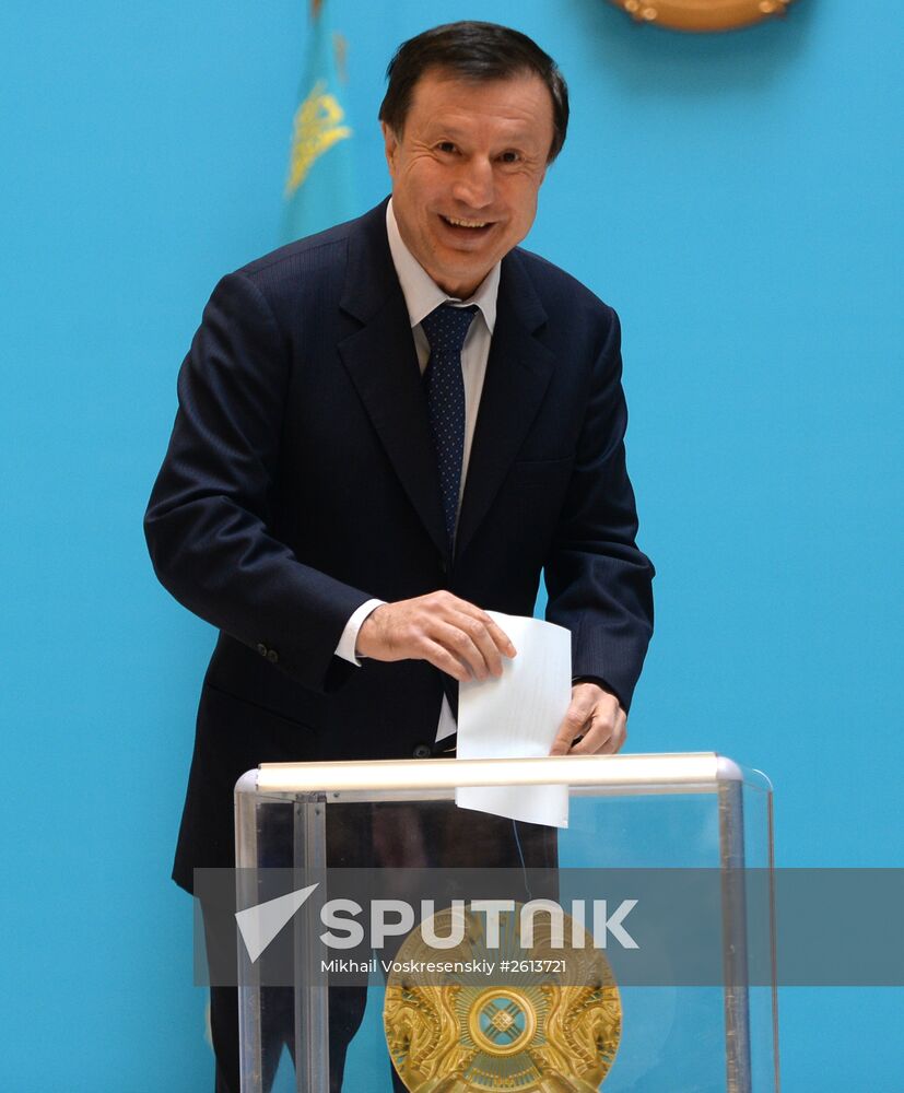 Early presidential elections in Kazakhstan