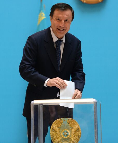 Early presidential elections in Kazakhstan