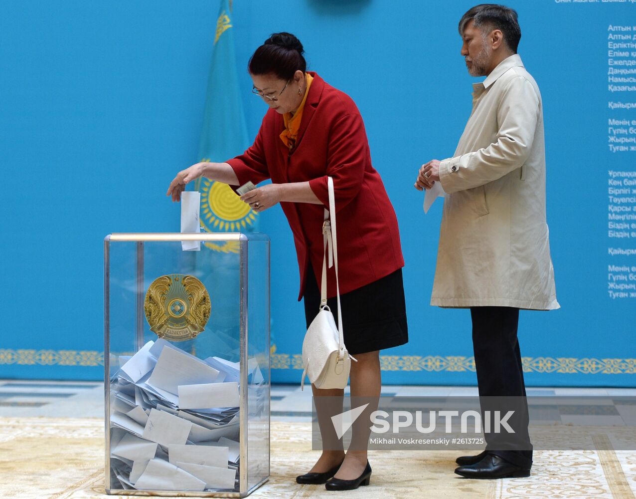 Early presidential elections in Kazakhstan