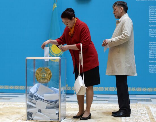 Early presidential elections in Kazakhstan