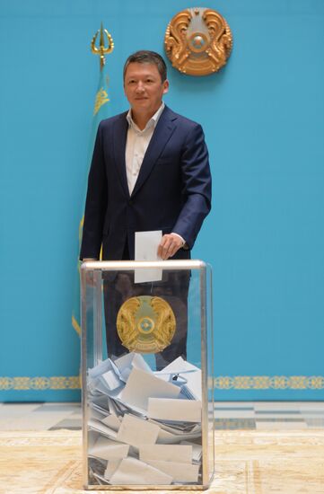 Early presidential elections in Kazakhstan