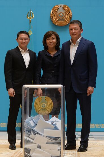 Early presidential elections in Kazakhstan