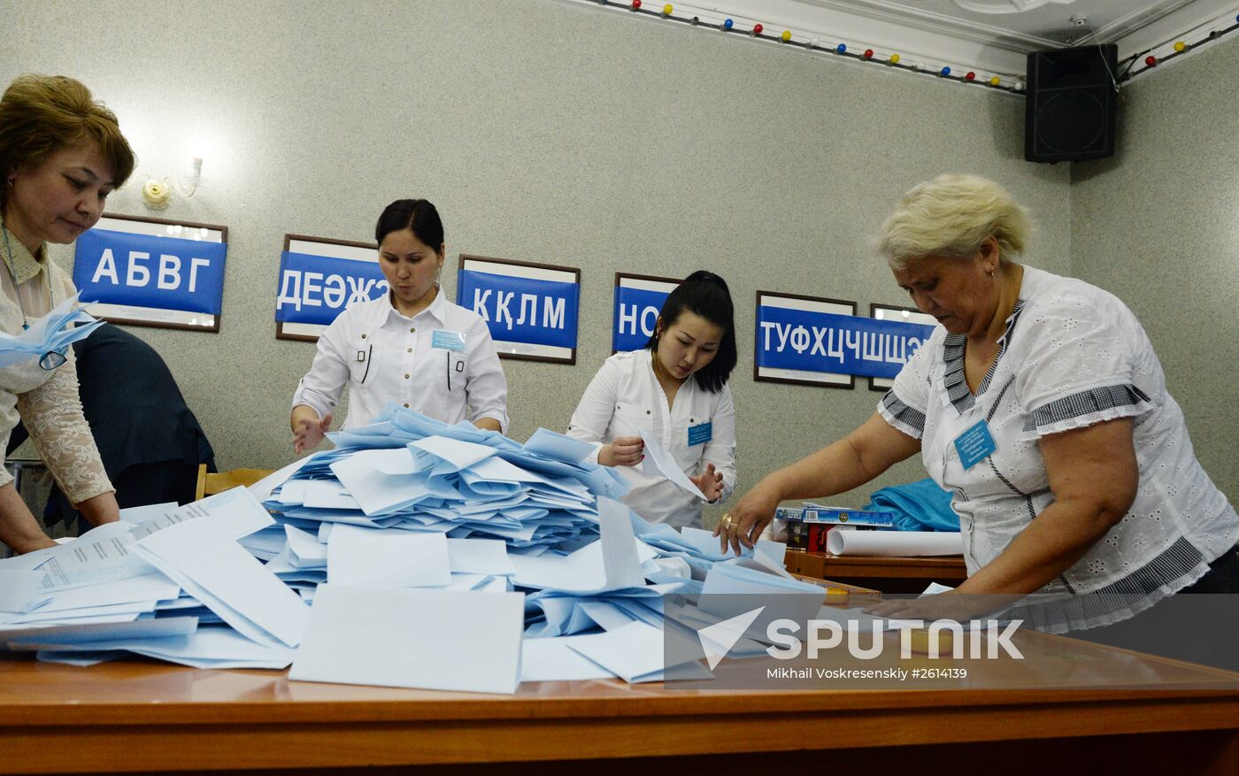 Early presidential elections in the Republic of Kazakhstan