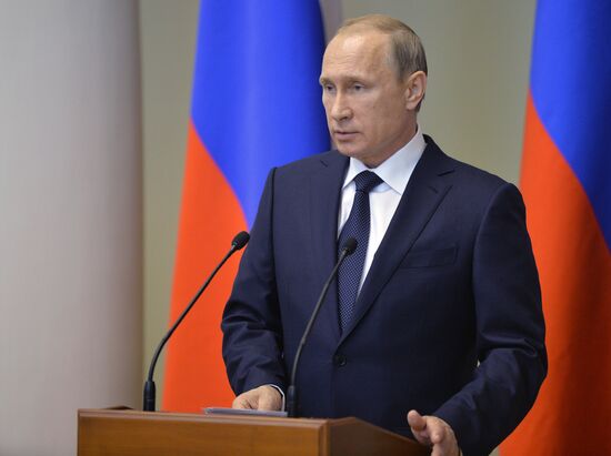 Russian President Vladimir Putin's working visit to Northwestern Federal District