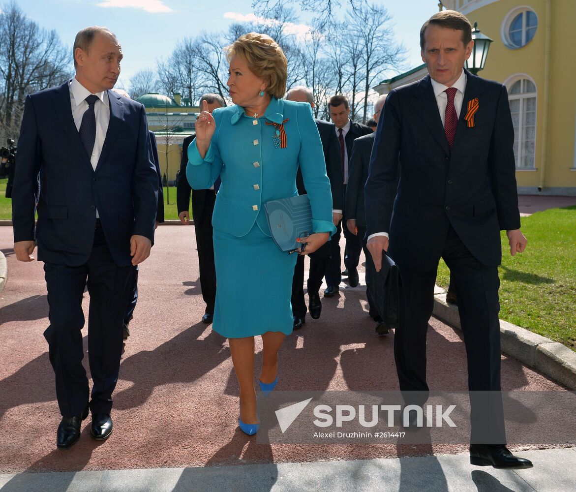 Russian President Vladimir Putin's working visit to Northwestern Federal District