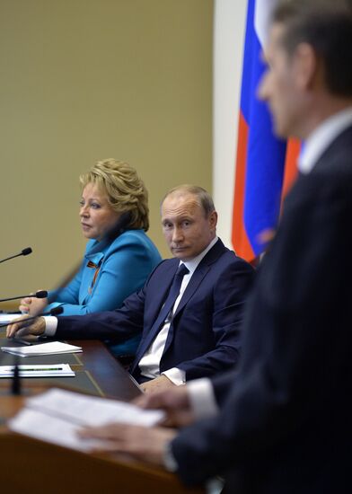 Russian President Vladimir Putin's working visit to Northwestern Federal District