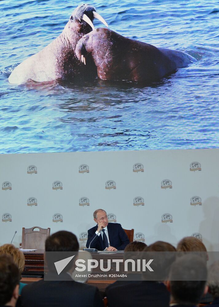 Russian President Vladimir Putin's working visit to Northwestern Federal District