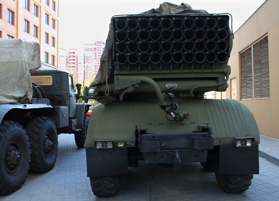 Preparations for Victory Parade in Donetsk