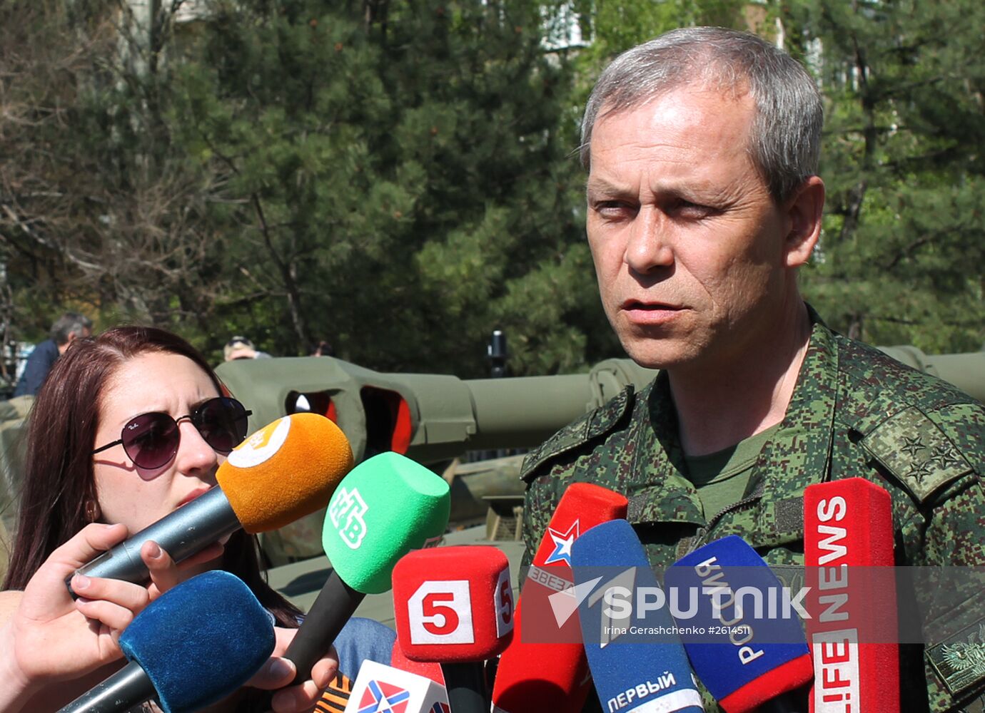 Preparations for Victory Parade in Donetsk