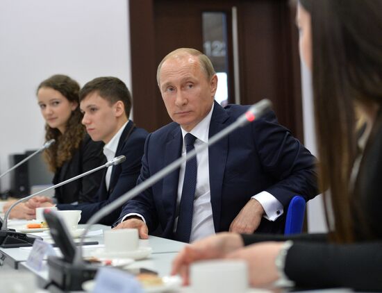 Russian President V.Putin's working visit to Northwestern Federal District