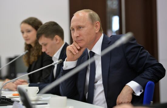 Russian President V.Putin's working visit to Northwestern Federal District
