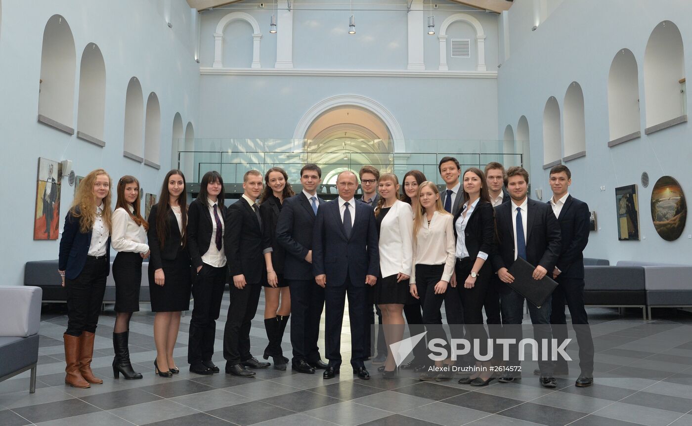 Russian President V.Putin's working visit to Northwestern Federal District