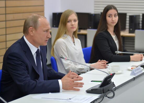 Russian President V.Putin's working visit to Northwestern Federal District