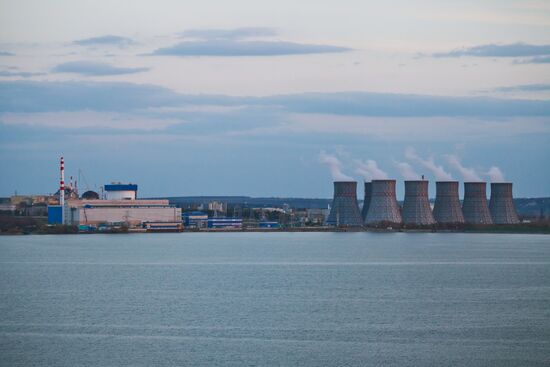 The Novovoronezh nuclear power station