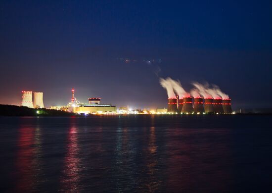 The Novovoronezh nuclear power station