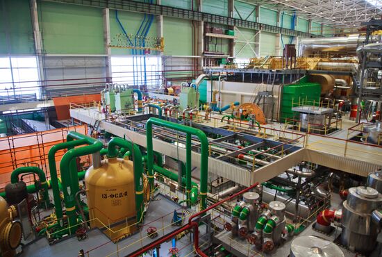 The Novovoronezh nuclear power station