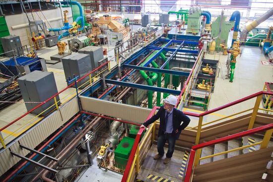 The Novovoronezh nuclear power station