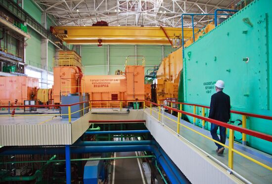 The Novovoronezh nuclear power station