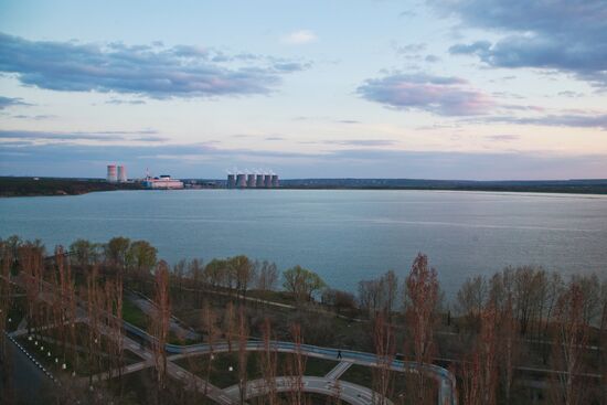 The Novovoronezh nuclear power station