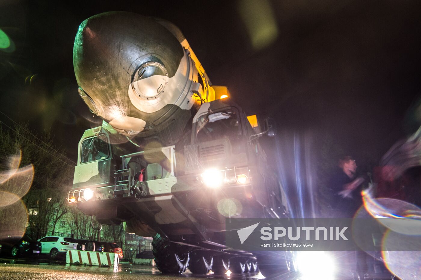 A Topol ICBM launcher at VDNKh