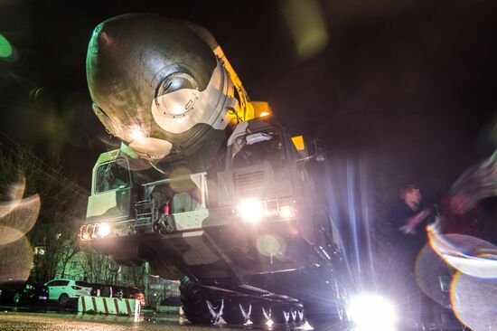 A Topol ICBM launcher at VDNKh