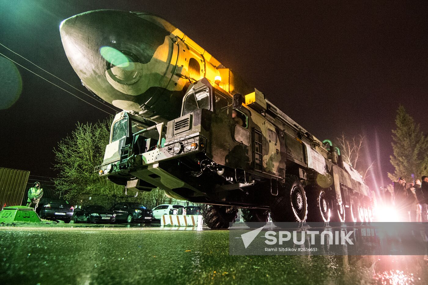 A Topol ICBM launcher at VDNKh