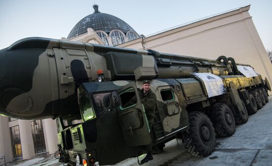 A Topol ICBM launcher at VDNKh