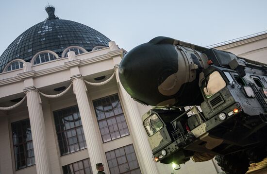 A Topol ICBM launcher at VDNKh