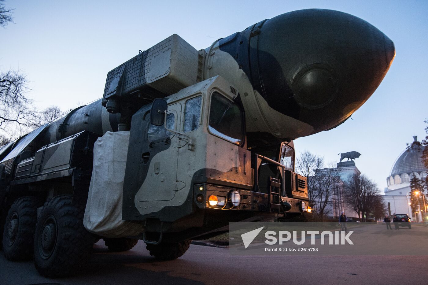 A Topol ICBM launcher at VDNKh