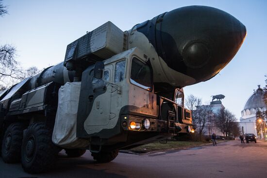 A Topol ICBM launcher at VDNKh