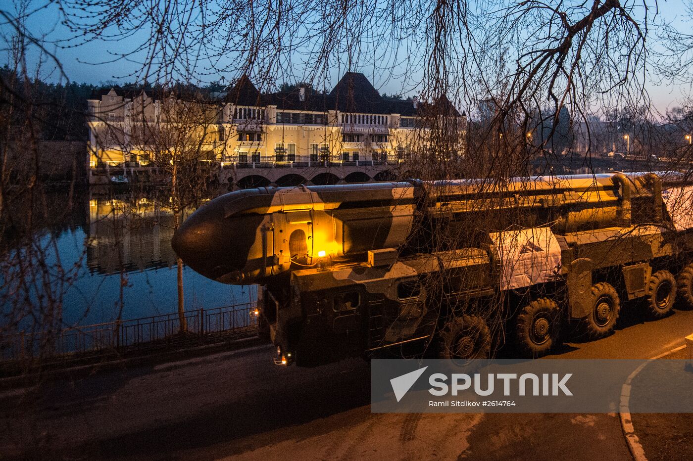 A Topol ICBM launcher at VDNKh