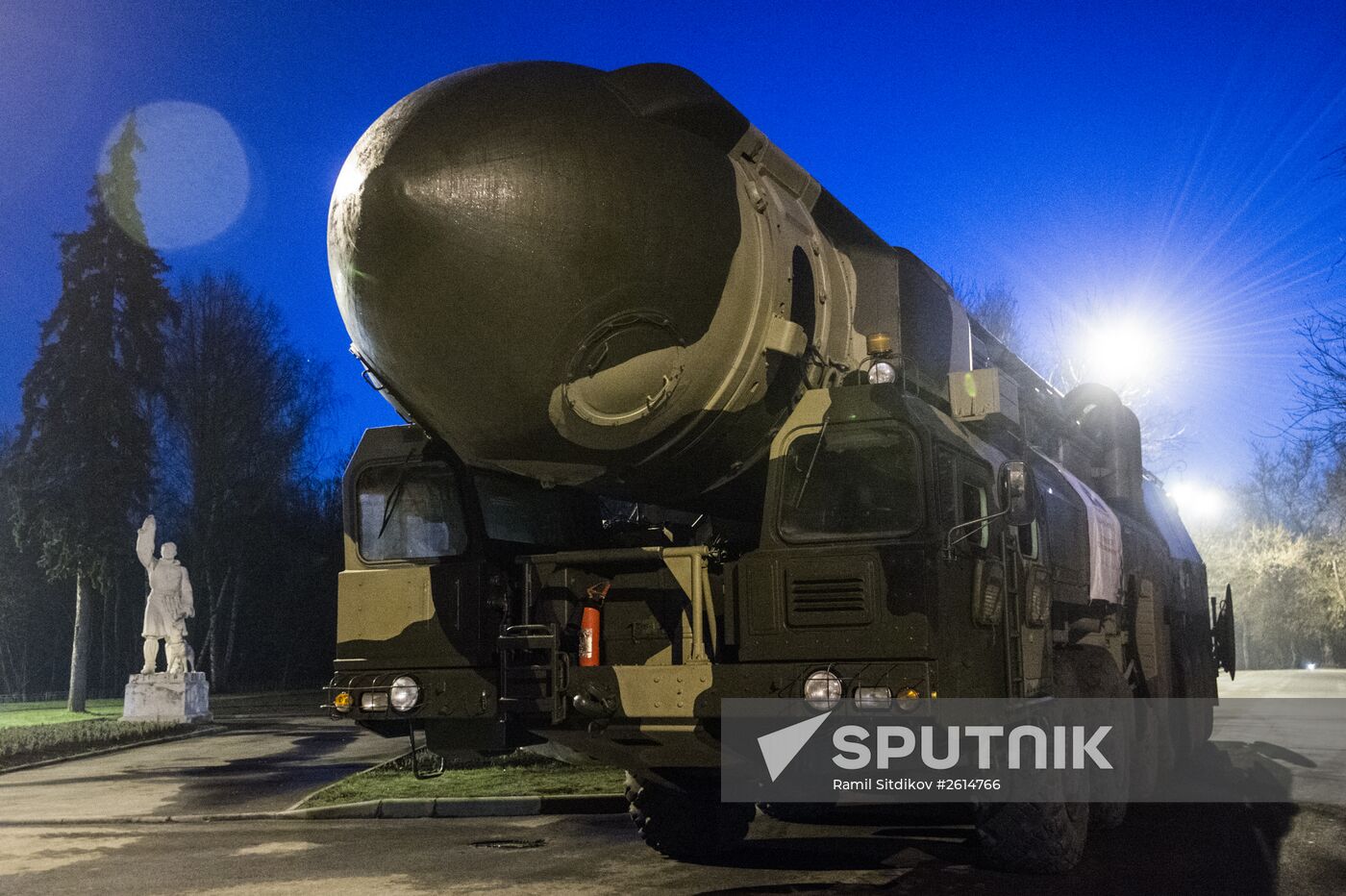 A Topol ICBM launcher at VDNKh