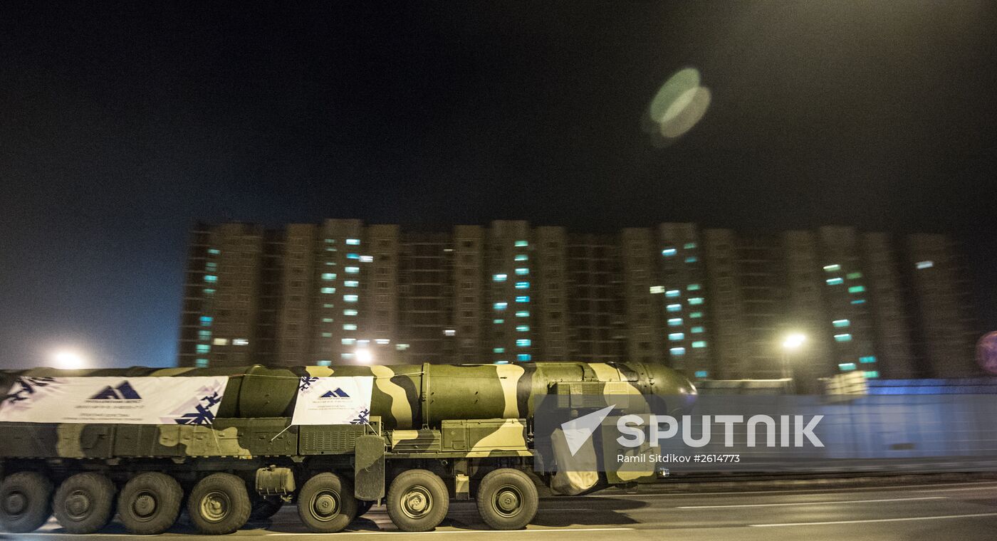 A Topol ICBM launcher at VDNKh