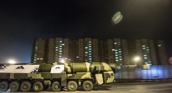 A Topol ICBM launcher at VDNKh