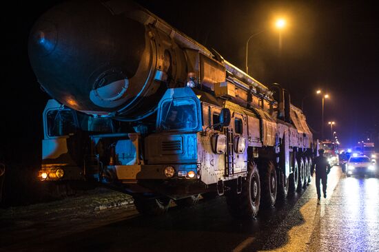 A Topol ICBM launcher at VDNKh