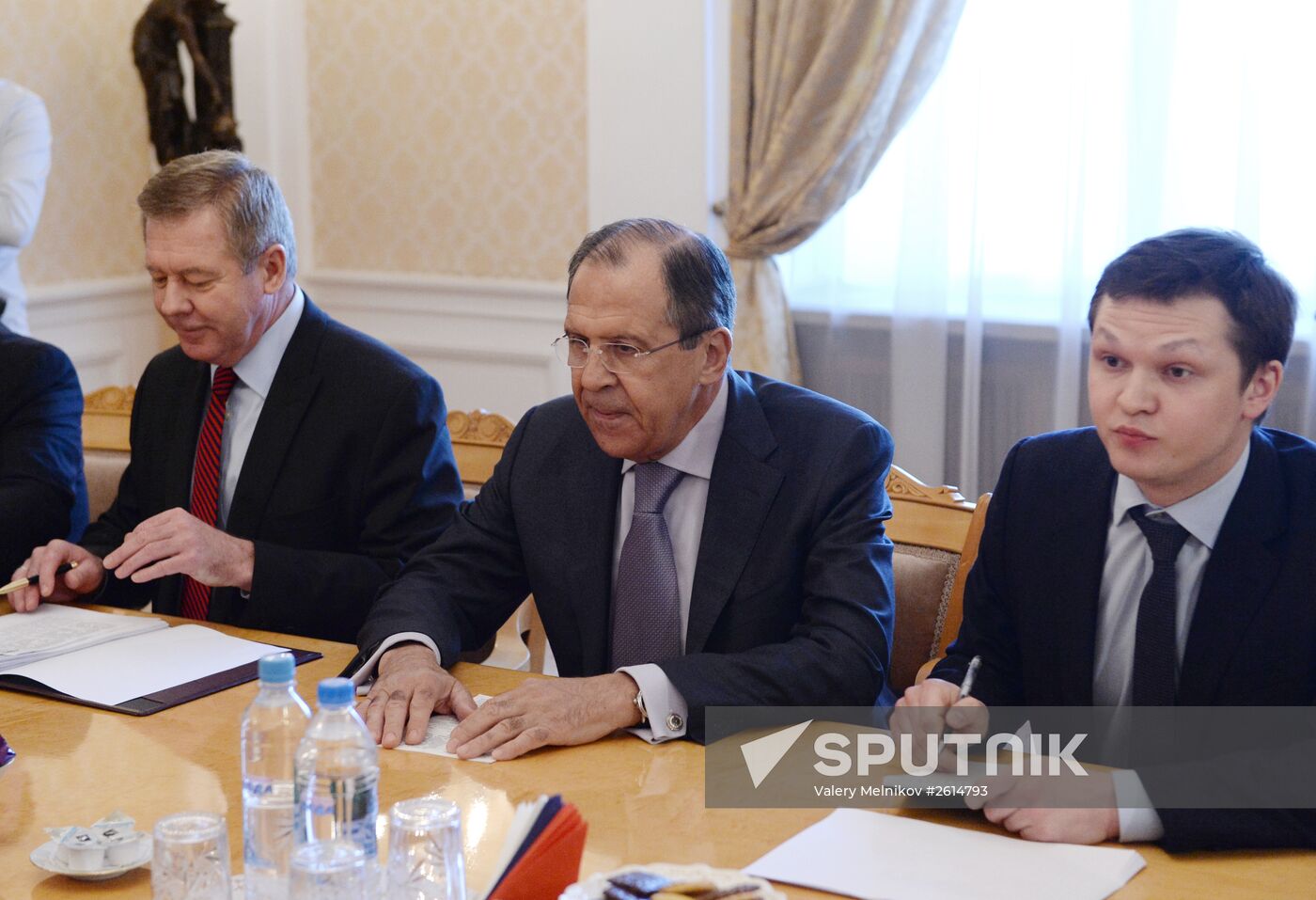 Russian Foreign Minister Sergey Lavrov meets with the Elders