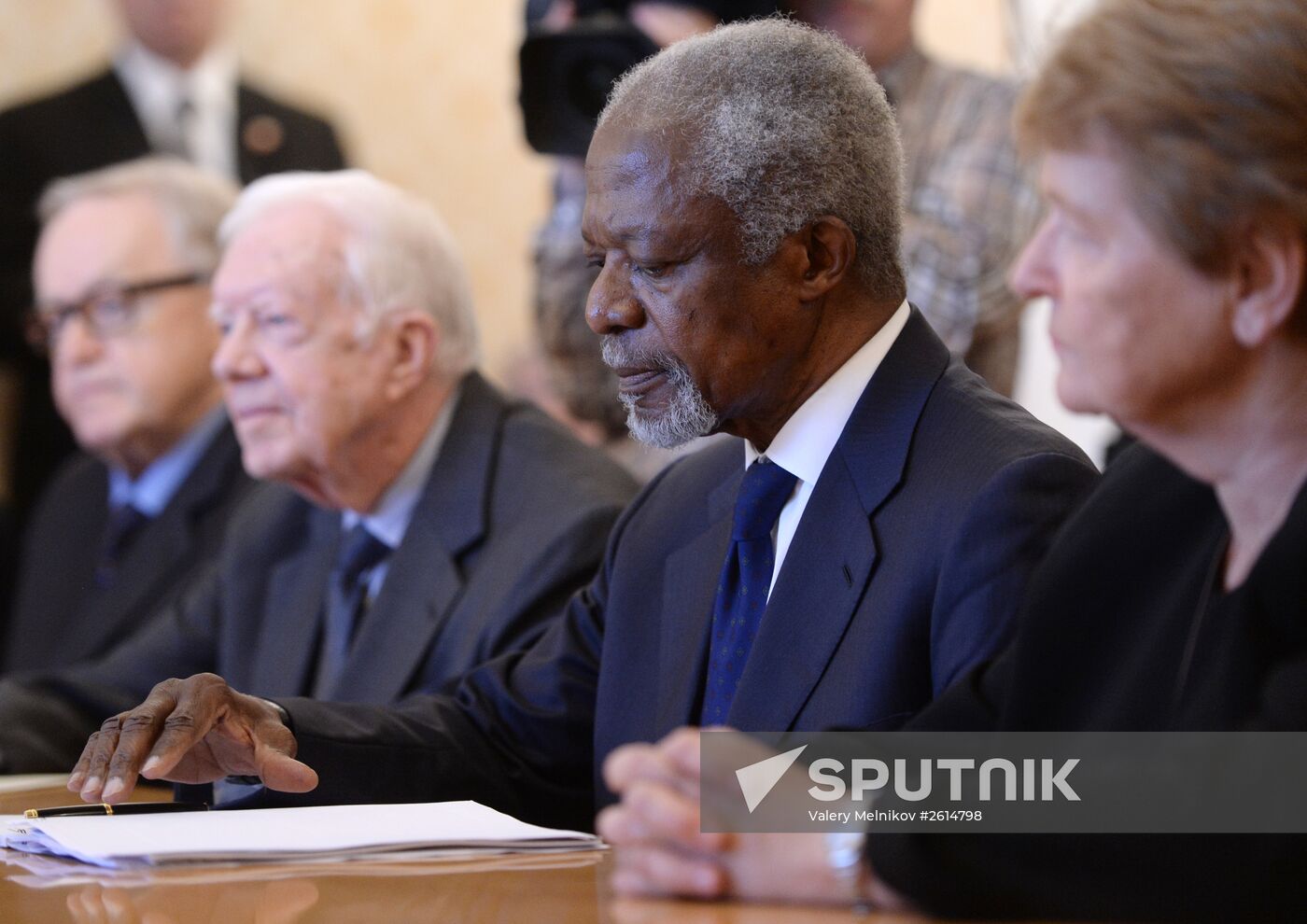 Russian Foreign Minister Sergey Lavrov meets with the Elders